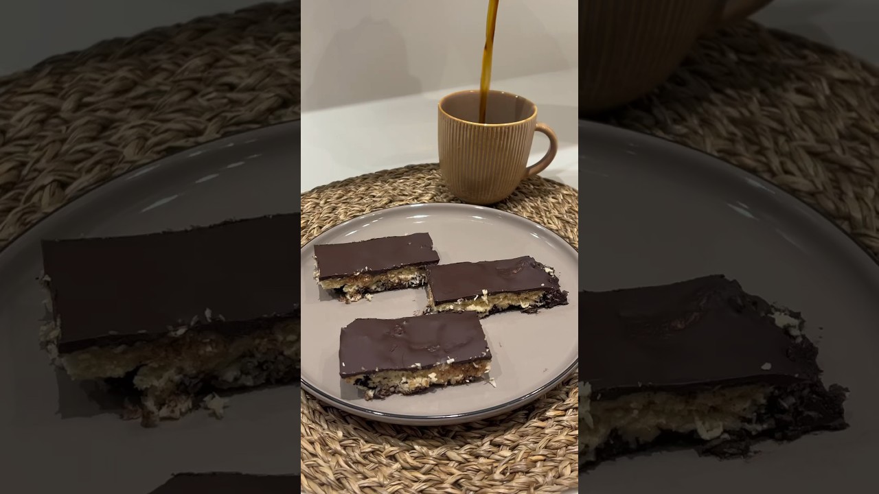 High Protein Coconut Brownie 🍫🥥 #brownie #highprotein #shorts