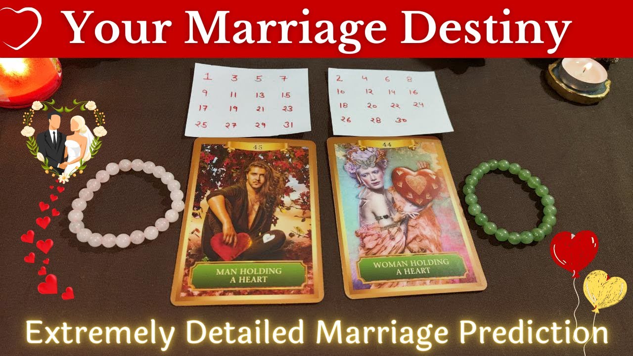 Your Marriage Destiny - Extremely Detailed Marriage Predictions | pick a card DOB | tarot reading 💕