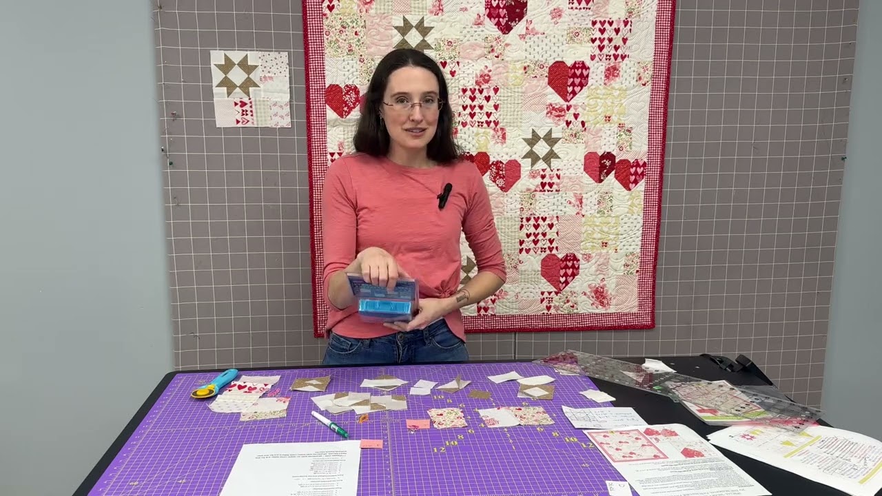 2026 Valentine QAL - Week 3 (part 2 of 2) Patchwork Quilt