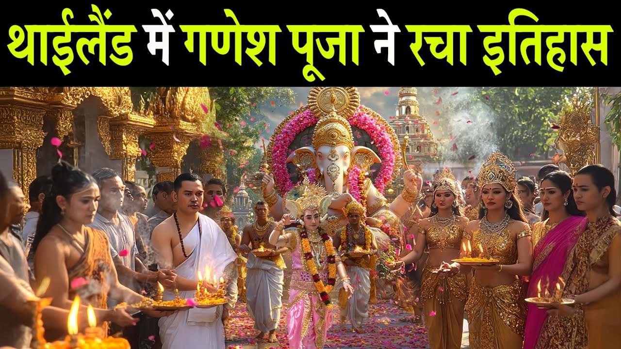 गणेश पूजा ने थाईलैंड में रचा इतिहास | Thailand Celebrated Ganesh Puja with Grand Festivities