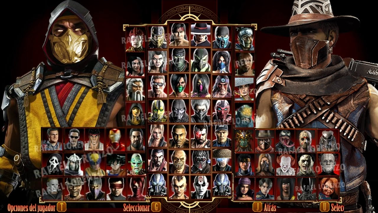 Mortal Kombat 9 - ALL KLASSIC Skins MK11 Mod DLC ERRON BLACK MILEENA KOTHAL KAHN SCORPION & more MK9