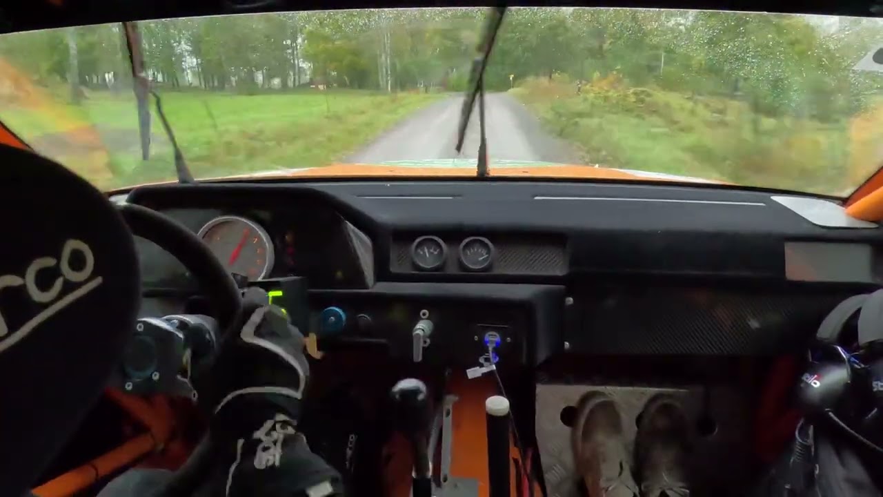 Henkas Grus & Betong Rallyt ss4 totalsnabbast Hugo Carlberg & William Israels 