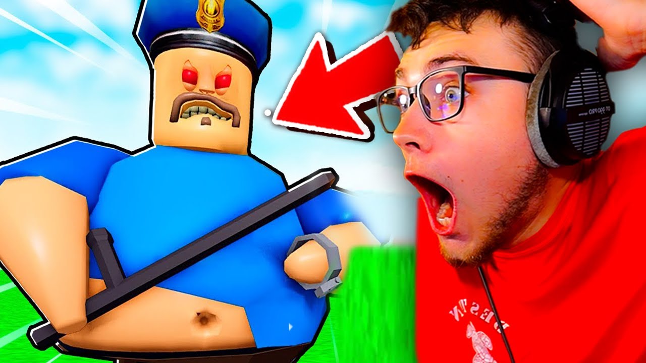 Escaping Barry's Prison Run in ROBLOX!
