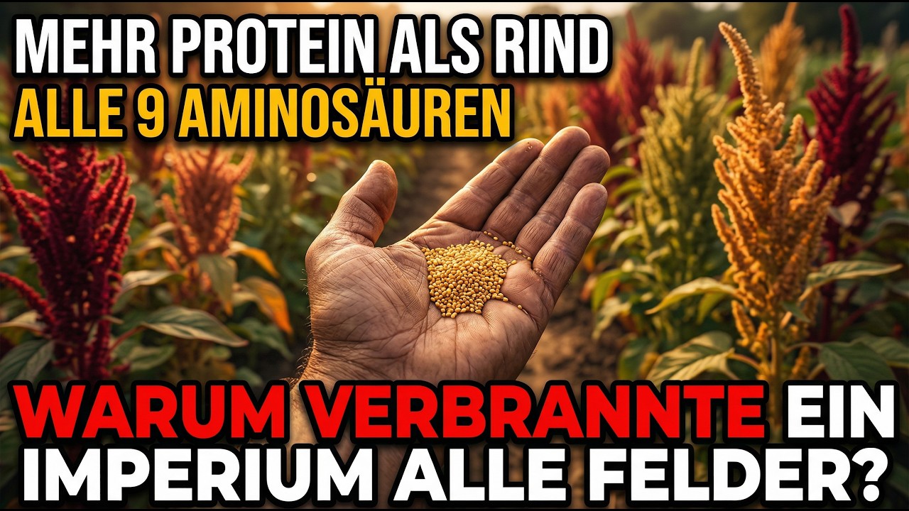 Mehr Protein als Rind, alle 9 Aminosäuren — warum verbrannte ein Imperium alle Felder?