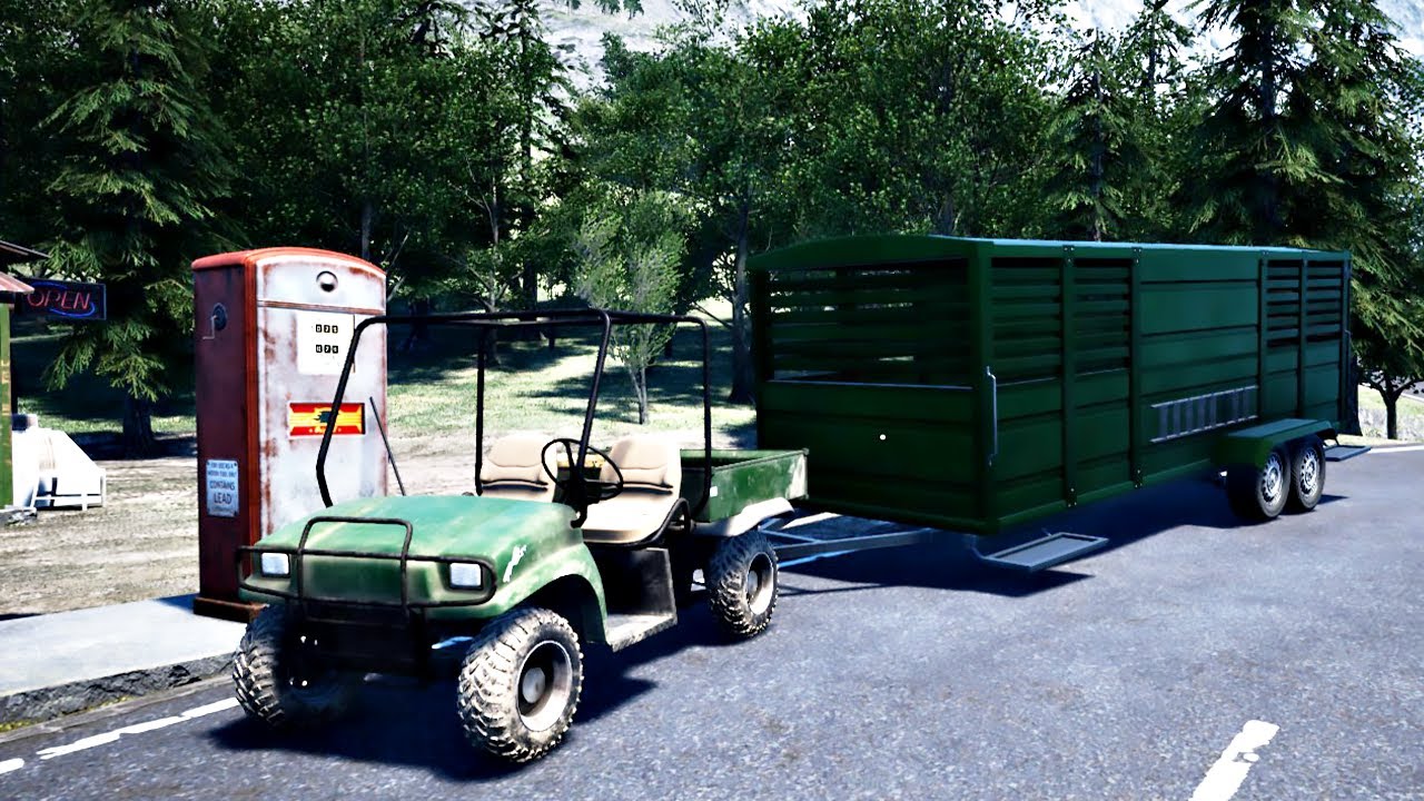 RANCH SIMULATOR: COMPREI UMA CARRETINHA PARA TRANSPORTAR ANIMAIS #19