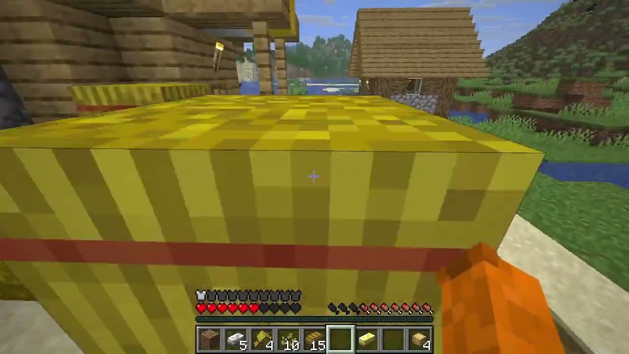 Minecraft and is not three houses to build 