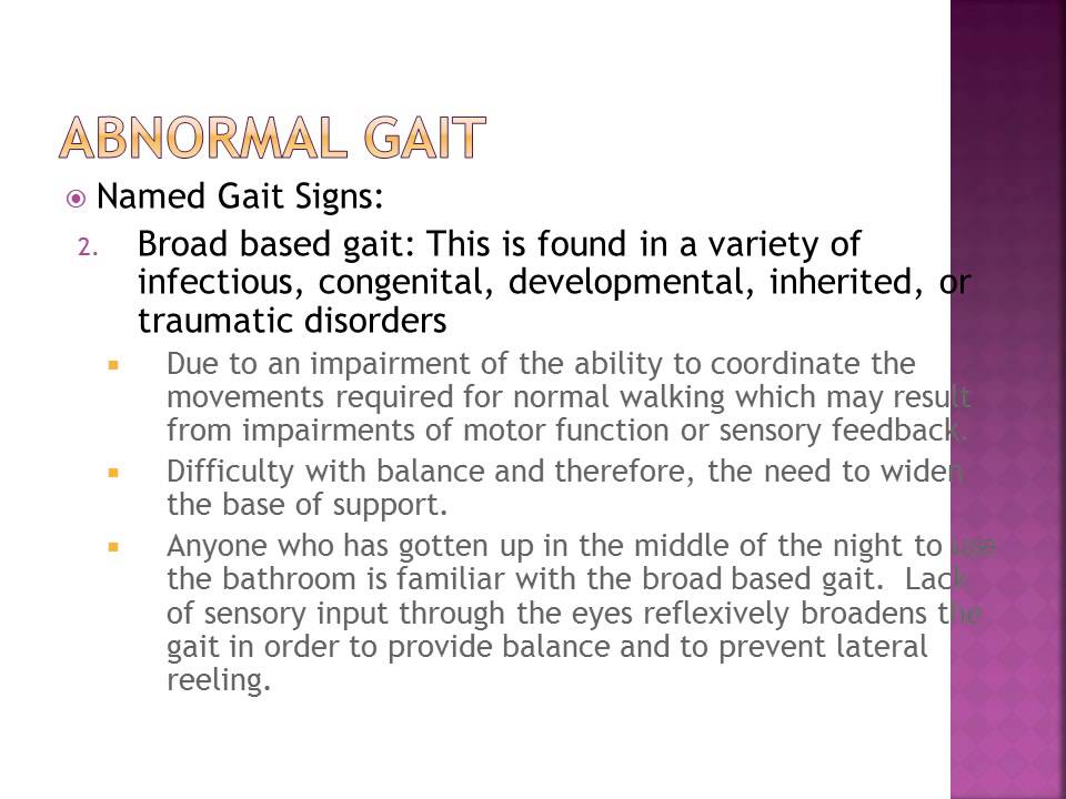 Gait Disturbances & Assistive Devices #6 www.ezqmeceu.com  QME Continuing Education