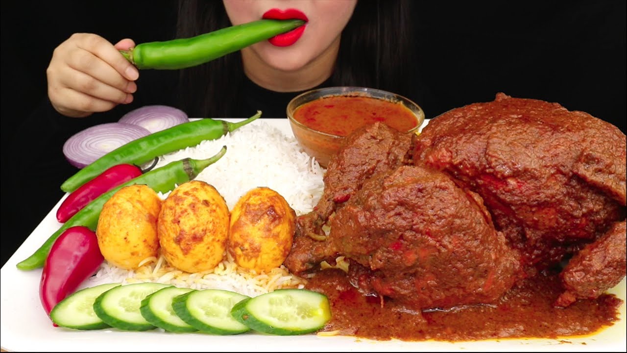 WHOLE CHICKEN *RECIPE* EATING WHOLE CHICKEN CURRY,EGGMASALA WITH RICE *FOOD EATING VIDEOS*