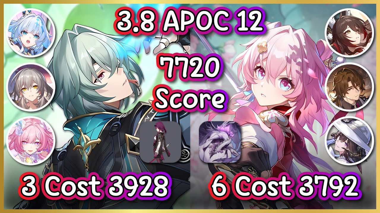 This team is TIMELESS! | 3 Cost Anaxa 3928 pt. & Hunt March 7th 3792 pt. APOC4! | Honkai Star Rail