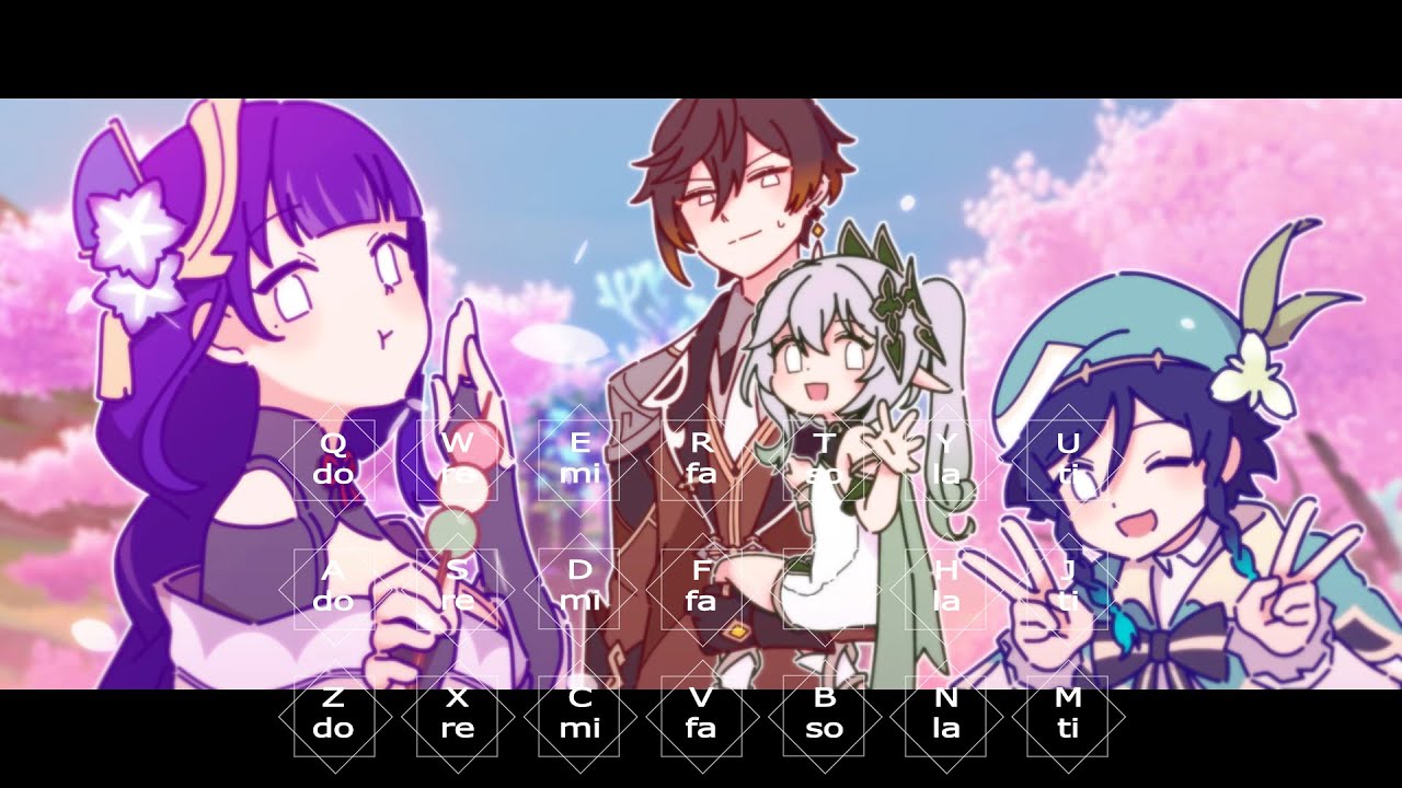 『If you suddenly think of me 如果突然想起我』Genshin Impact Windsong Lyre | 風吹きのライアー