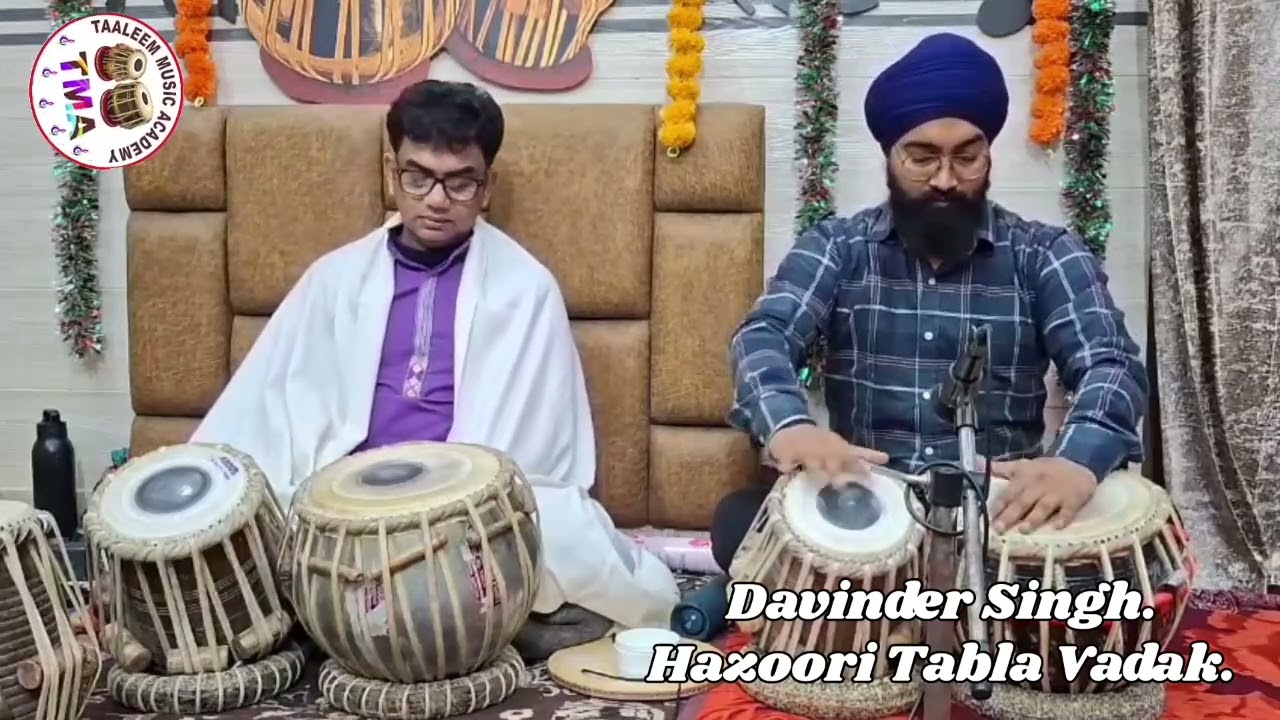 Davinder Singh #onlineclasses #offlineclasses #laykari #Kayada #hazooritablavadak #student #music 