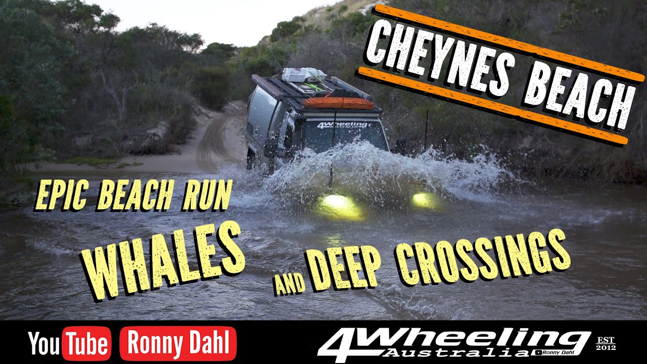 Deep Water Crossing, 4x4 Beach Run in the south west