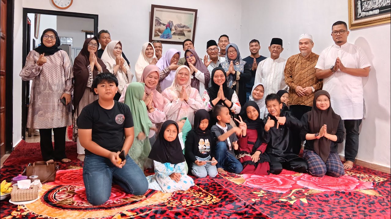 Acara kenduri arwah dan menyambut bulan suci ramadhan di rumah oma