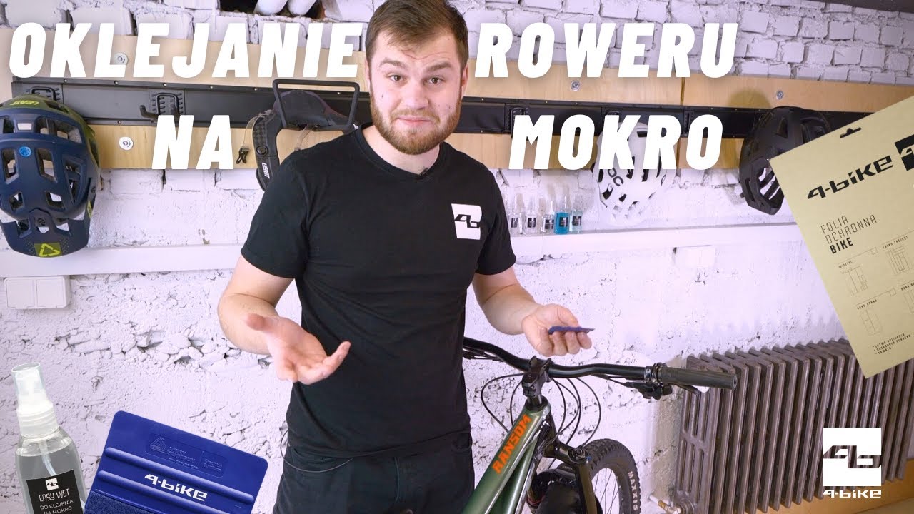 Jak okleić rower folią ochronną na mokro? | 4-bike.pl |