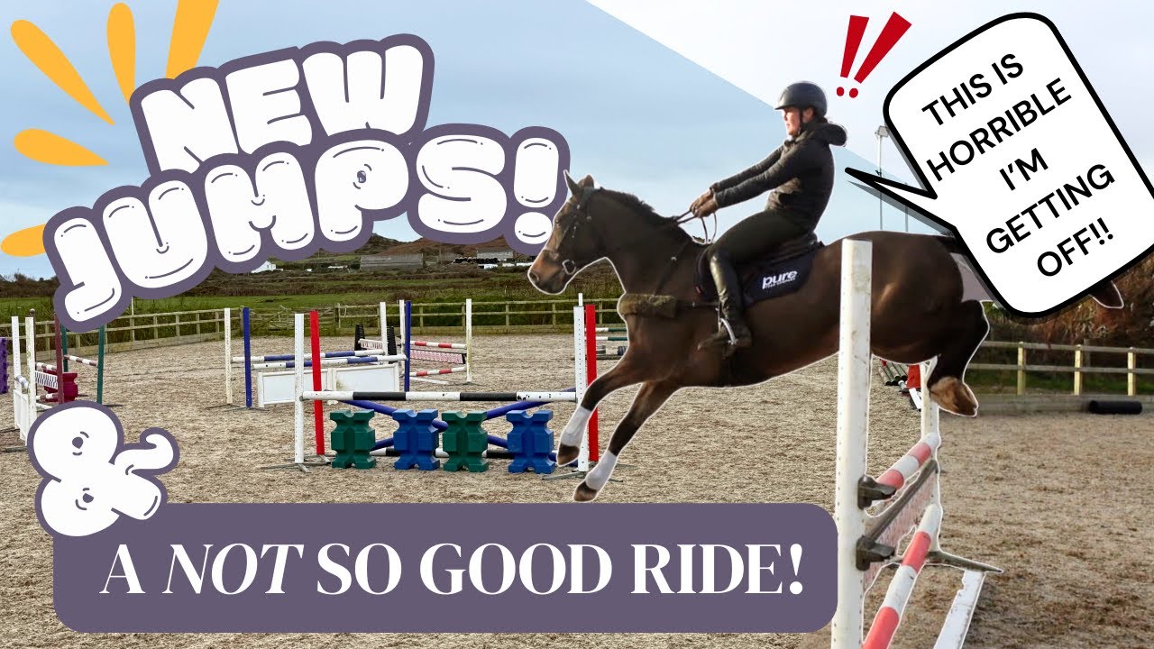 New Jumps, Failed Ride & A Flying Pony… First Vlog Back!