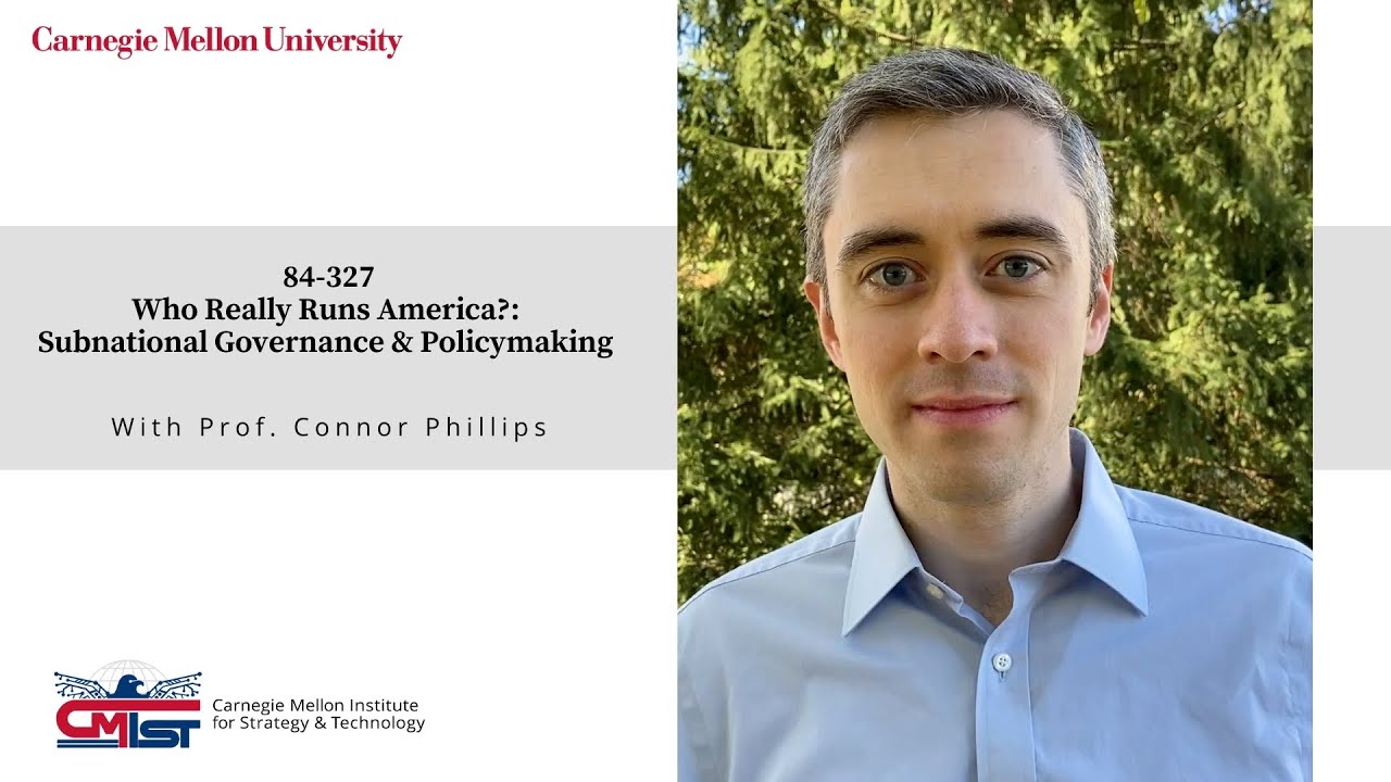 84-327: Who Really Runs America?: Subnational Governance & Policymaking