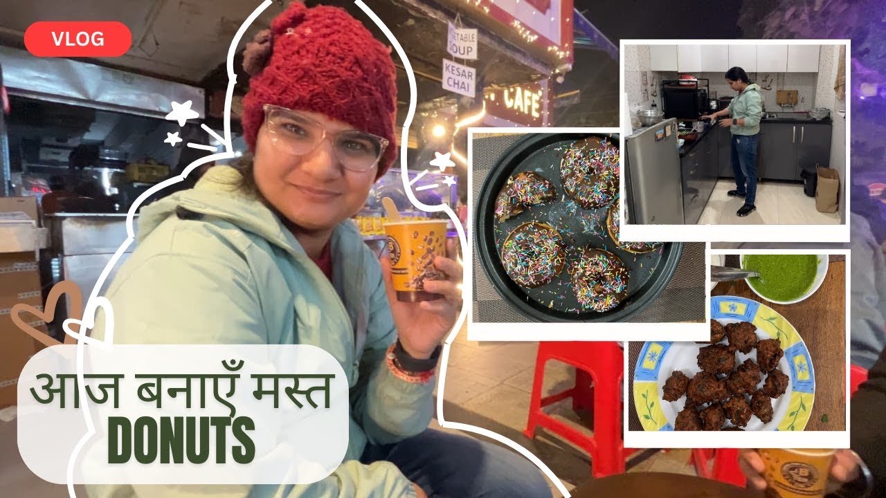 Cooking Day 💛 | Healthy Donuts, Chai aur Coffee Vlog