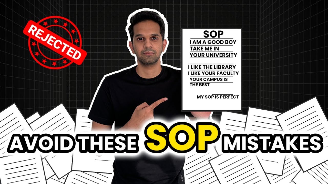 Avoid These SOP Mistakes 🙅&zwj;♂️⚠️| SOP Tips and Tricks ✅| Fall 2025