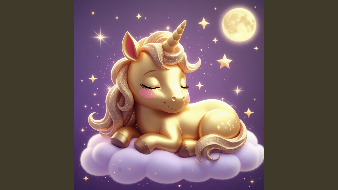 Soft Dreams of a golden unicorn