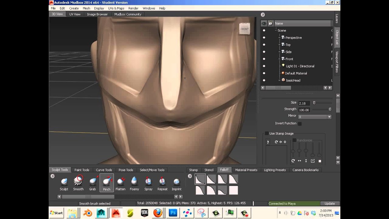 0104 Mudbox 2014 Hard surface Brushes)