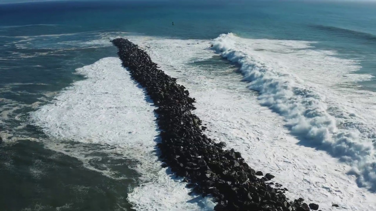 Port San Luis Harbor - Breakwater Monster Waves