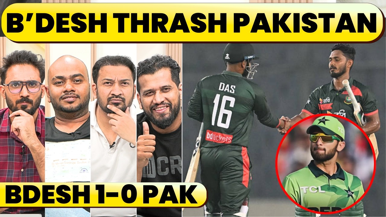 MORE EMBARRASSMENT FOR PAKISTAN. 114 ALL OUT, BDESH CHASE DOWN IN 15.1 OVERS