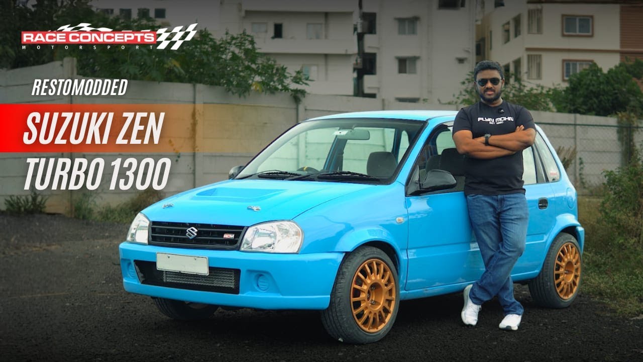 Рестайлинговый Suzuki Zen 1300 Turbo! Самый мощный уличный Zen в Индии... Оригинальный индийский ...