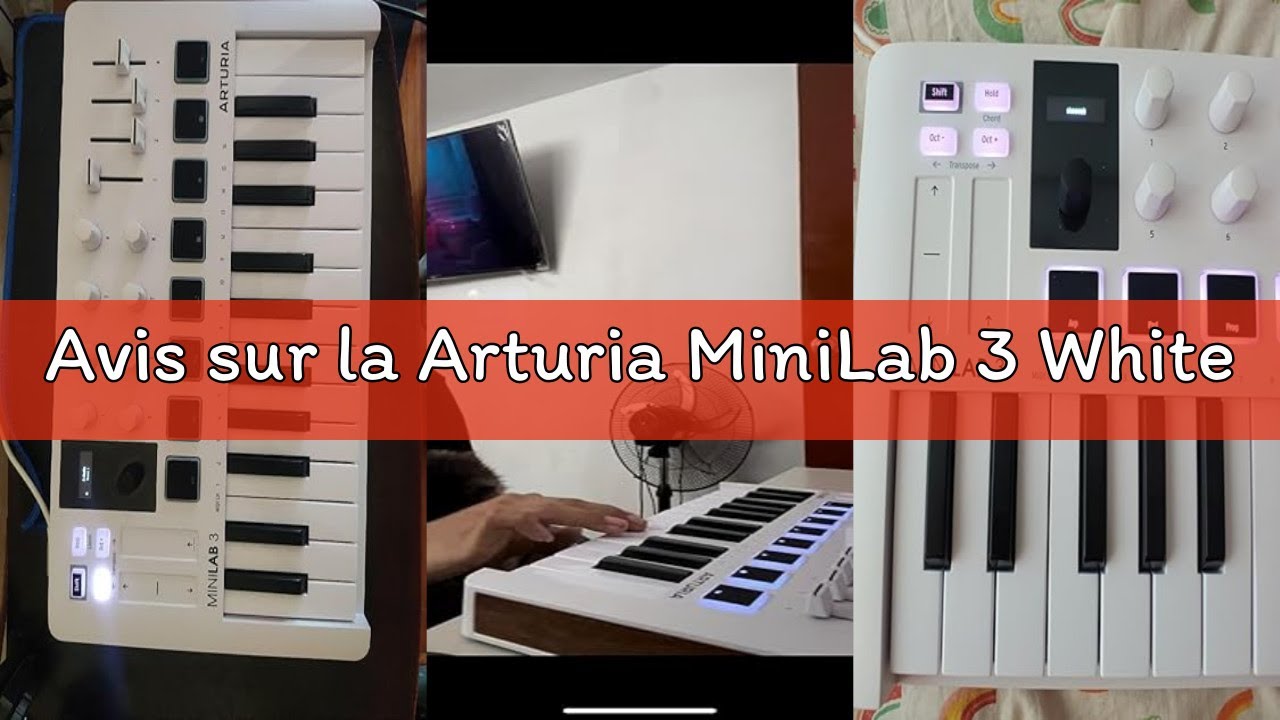 Avis sur la Arturia MiniLab 3 White