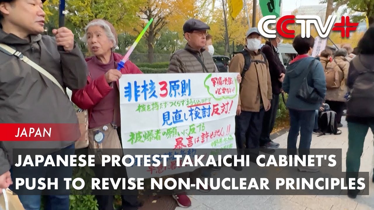 Japanese Protest Takaichi Cabinet's Push to Revise Non-nuclear Principles
