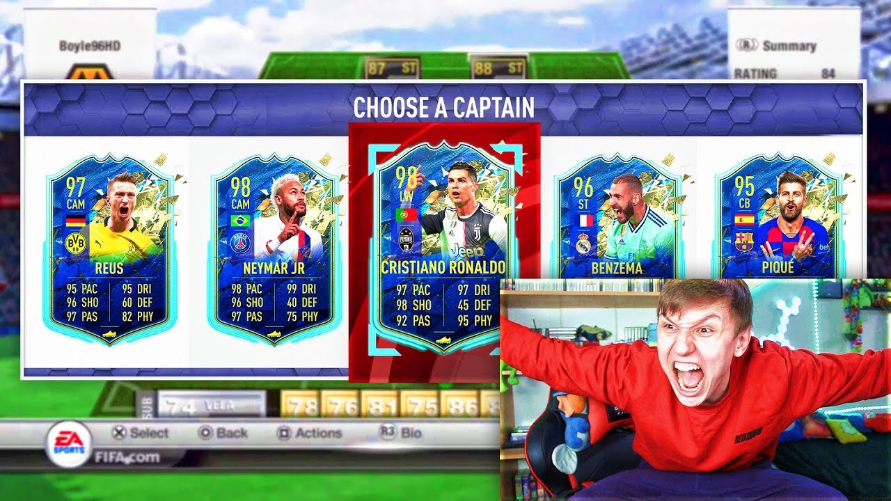 198 RATED!! - FULL TEAM OF THE SEASON FUT DRAFT!!