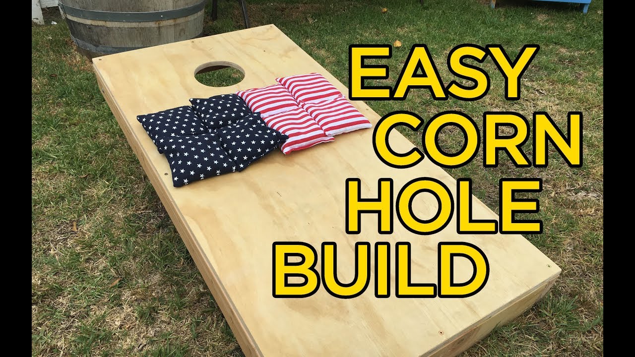 Cornhole build that will blow your mind! DIY corn hole board.