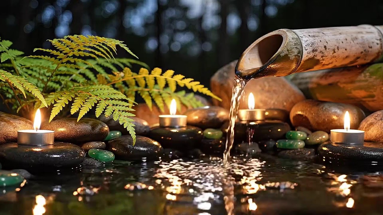 Healing Music + Water Sounds 🌿 Anxiety Relief, Stress Release & Deep Sleep Music