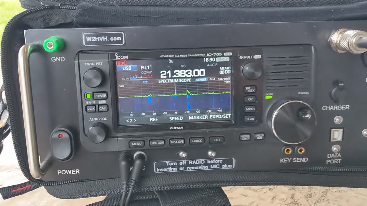 15 Meters, QRP On The Chameleon Tactical Delta Loop