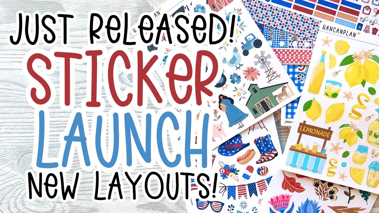 NEW Planner Stickers! | Erin Condren, Dashboard, & Laurel Denise! | HanCanPlan