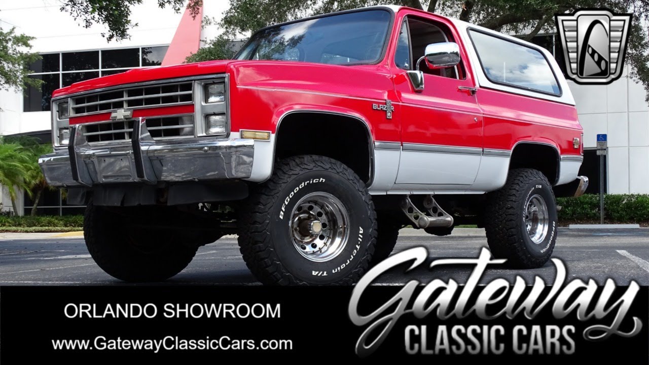 1987 Chevrolet Blazer K5 For Sale Gateway Classic Cars of Orlando #2171