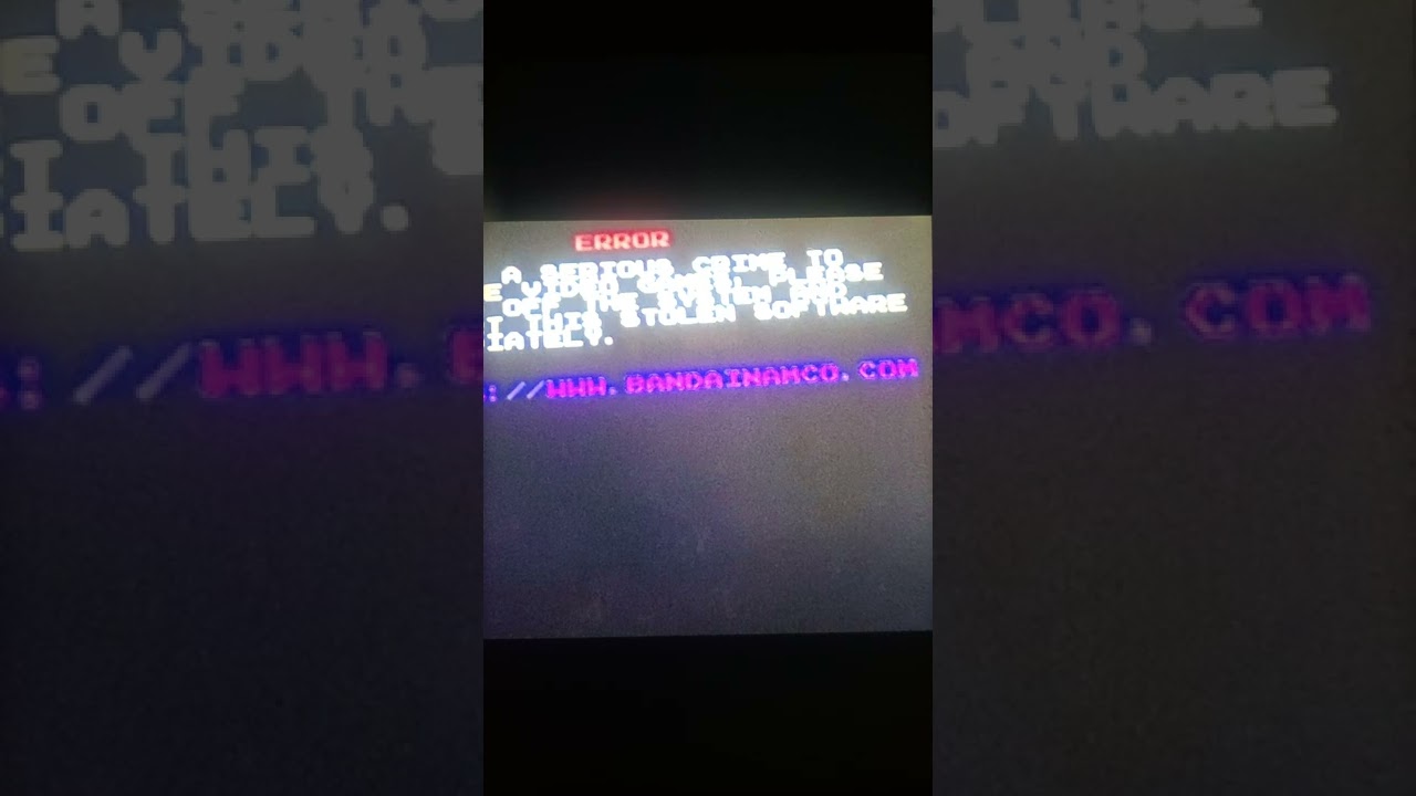 PACMAN Anti Piracy Screen (WARNING REALLY BAD JUMPSCARE)