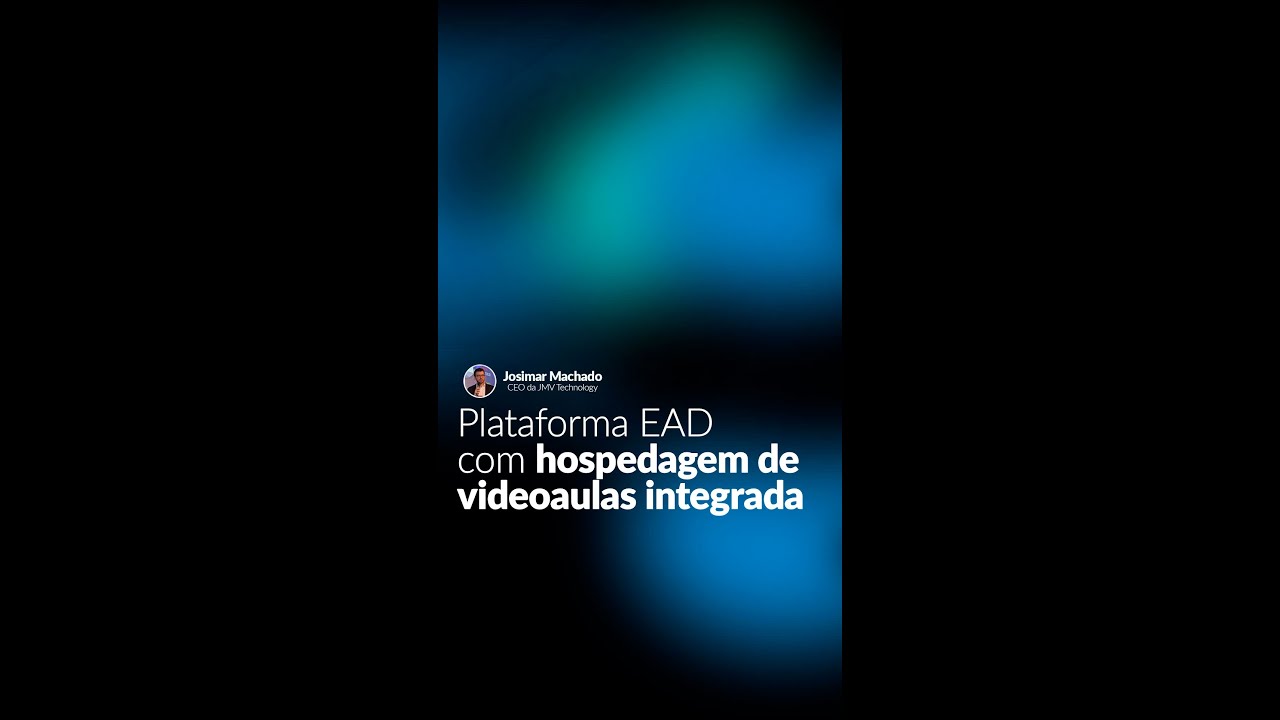 Plataforma EAD com hospedagem de videoaulas integrada