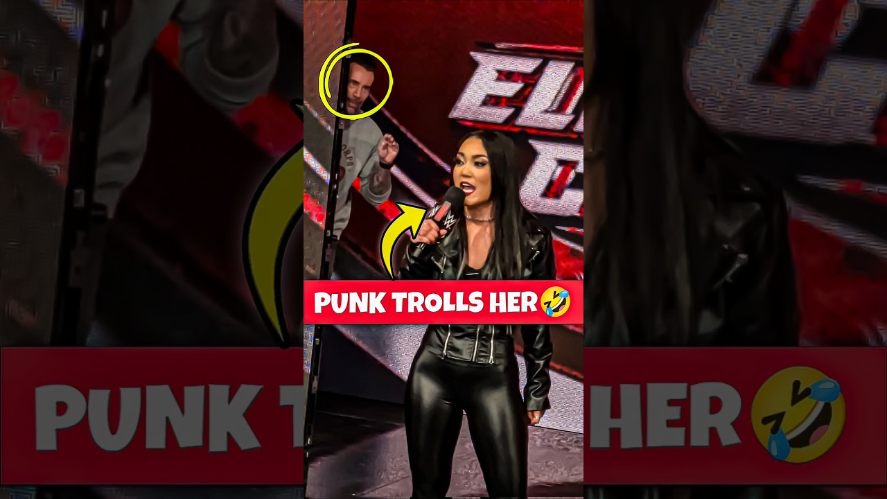 Roxanne Perez was HILARIOUSLY TROLLED by CM PUNK🤣