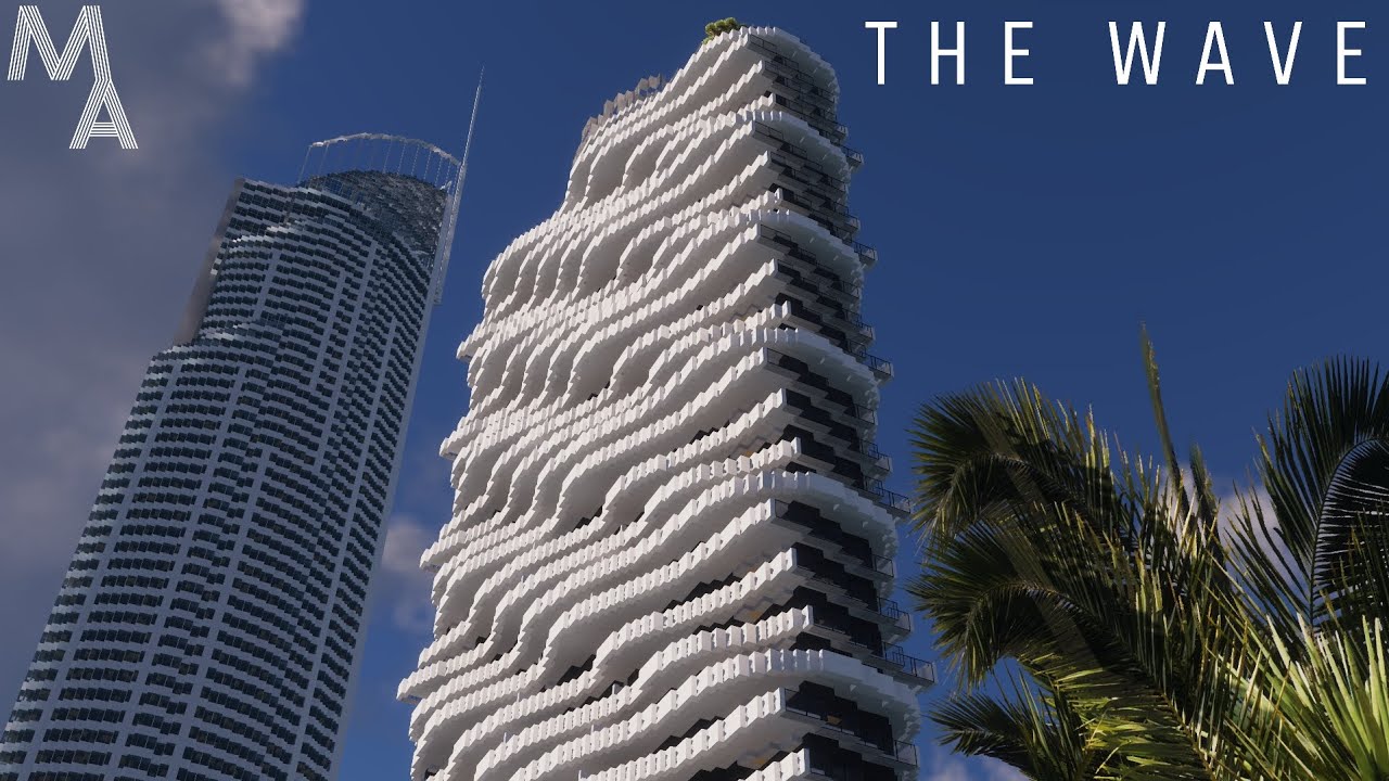 Minecraft - The Wave Resort【Timelapse】