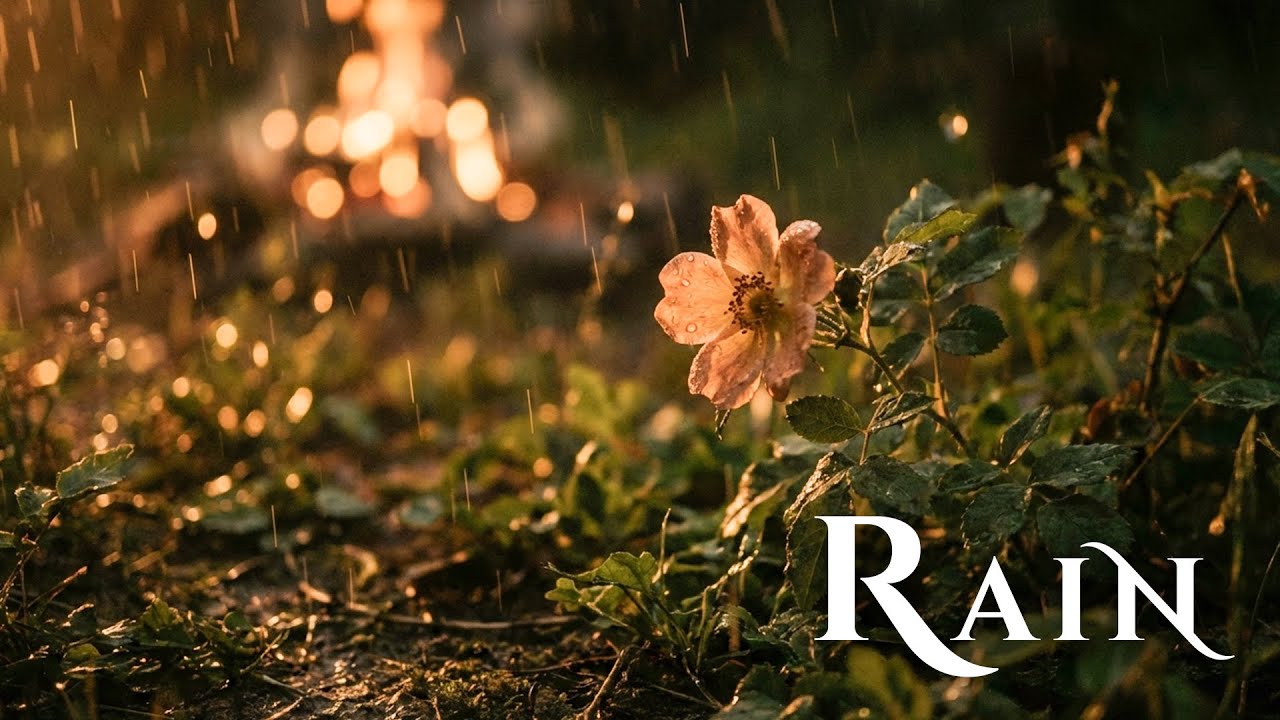 Relaxing Music with Rain | Calming Ambient Music to Relax, Study, Sleep