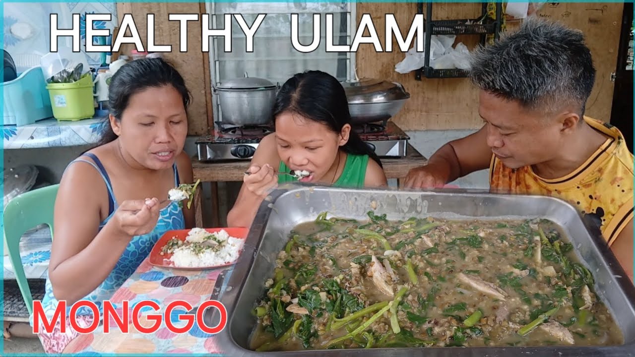 MONGGO WITH MARAMING ALUGBATI AT MALUNGGAY