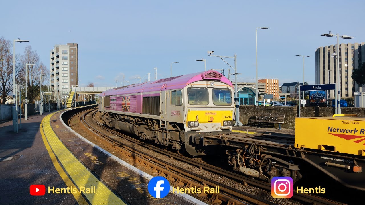Trains at Poole January 2026