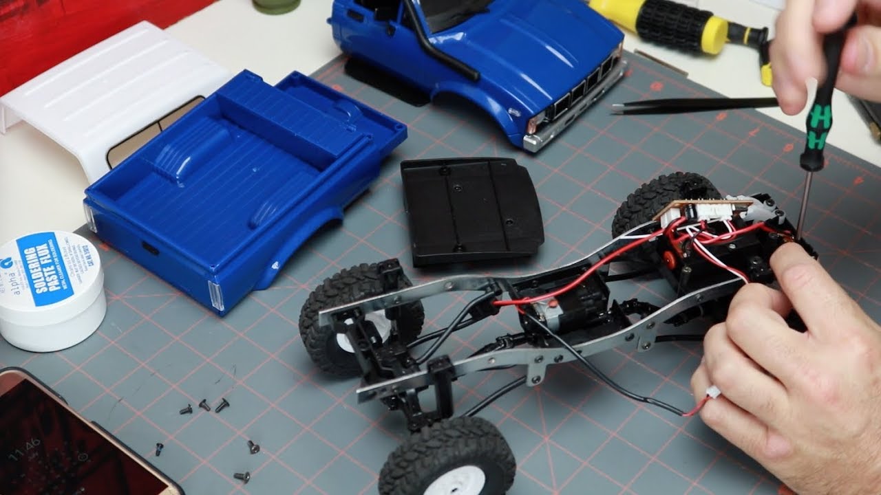 RC Review - WPL C24 RTR CRAWLER TRUCK 1/16 UPGRADE e MODIFICAÇÕES - Parte 2