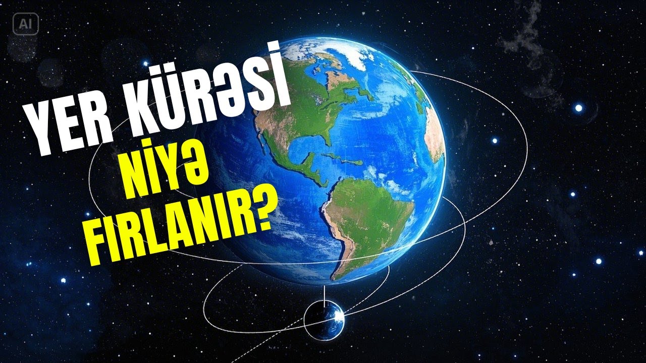Yer kürəsi niyə fırlanır? | Yer kürəsinin öz oxu və günəş ətrafında fırlanma səbəbləri!
