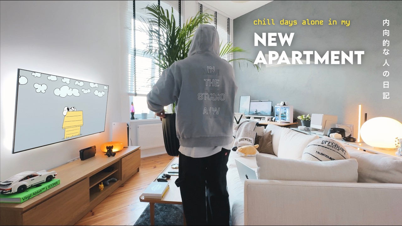 introvert diaries | first days in my new apartment ☁️