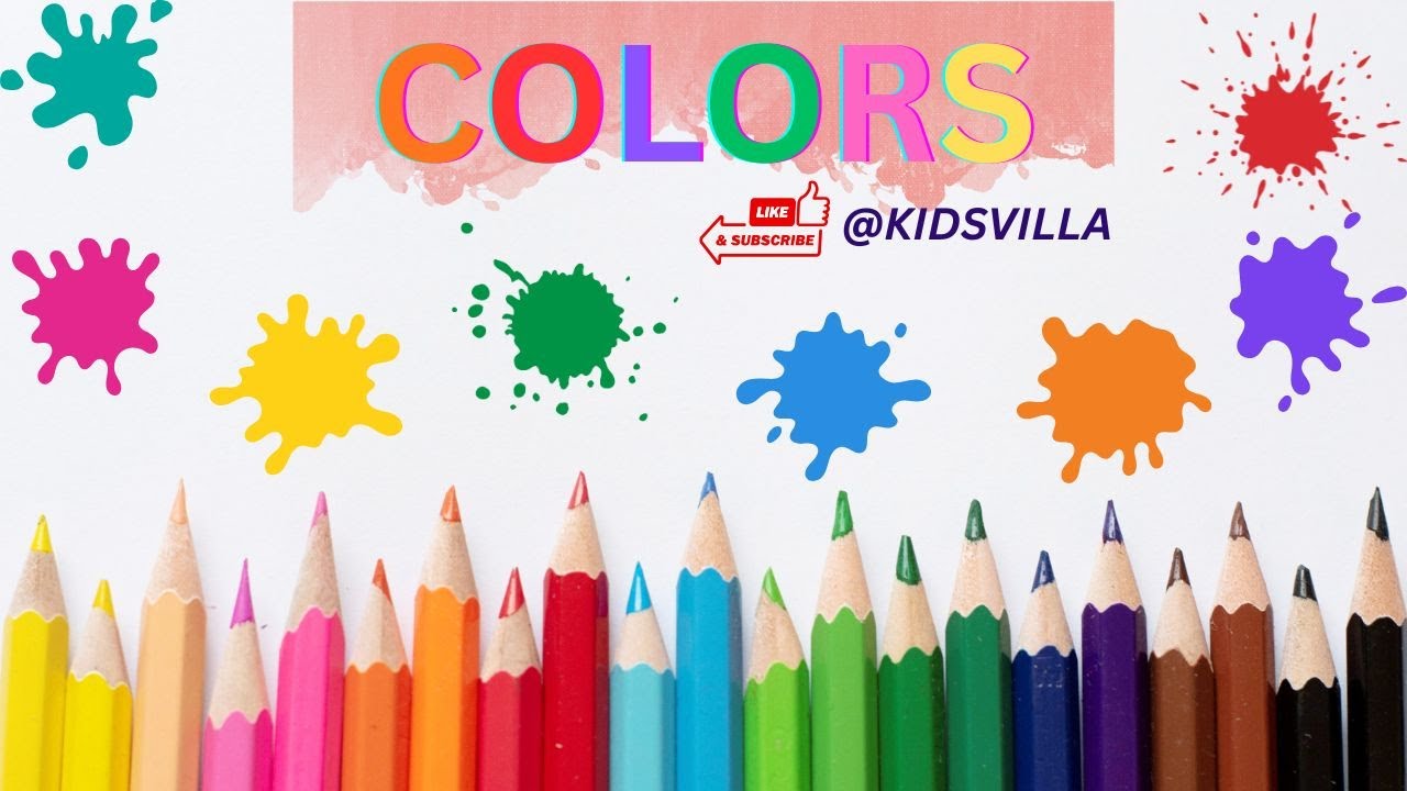 Color song | Lets learn the colors | Toddler Learning Song | Nursery Rhyme | Kidsvilla | Kids Song