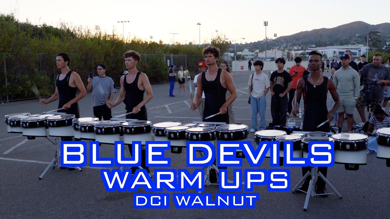 2024 Blue Devils Warm Ups DCI Walnut 6-29-24