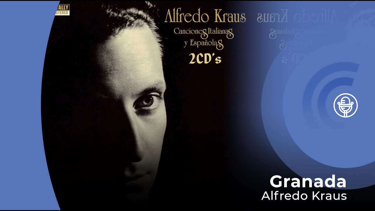 Alfredo Kraus - Granada (con letra - lyrics video)