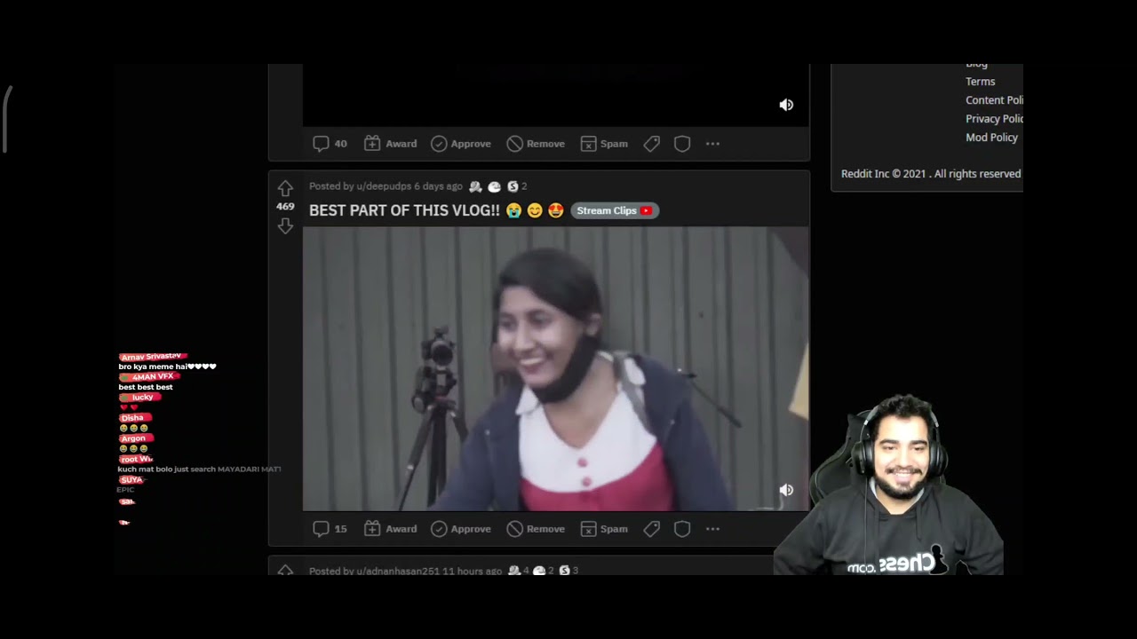 Samay Raina Reddit review deleted stream, 11 dec 2021 (Video belongs to Samay Raina sir)