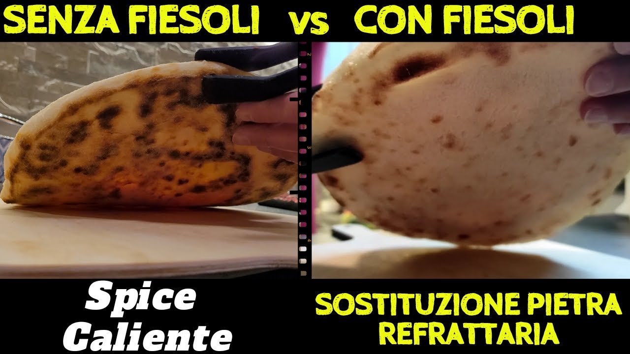 FORNO PIZZA SPICE CALIENTE Sostituzione pietra con biscotto Fiesoli e test cottura pizza napoletan